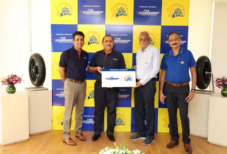 TVS Eurogrip becomes Principal Sponsor of Chennai Super Kings