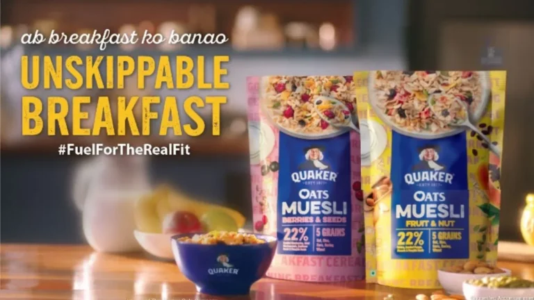 Quaker rolls out new campaign for its Quaker Oats Muesli offering