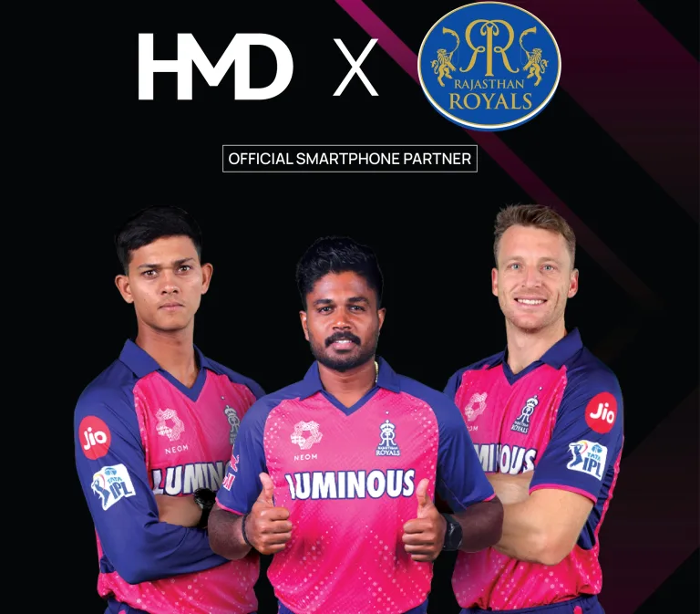 HMD associates with Rajasthan Royals as Official Smartphone Partner