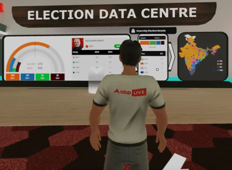 ABP Network Launches Cutting-Edge Metaverse Election Centre for Verdict 2024
