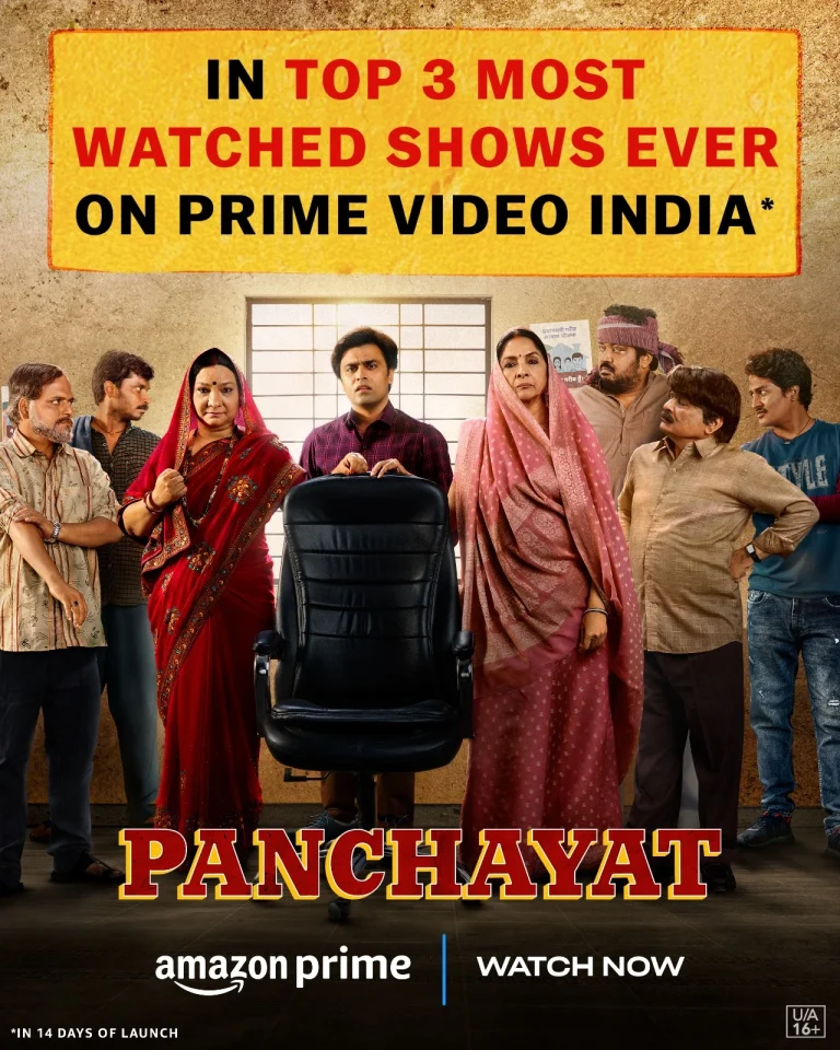 Panchayat Season 3 Scores: Ranks Amongst the Top 3 Most-Watched Indian Originals on Prime Video