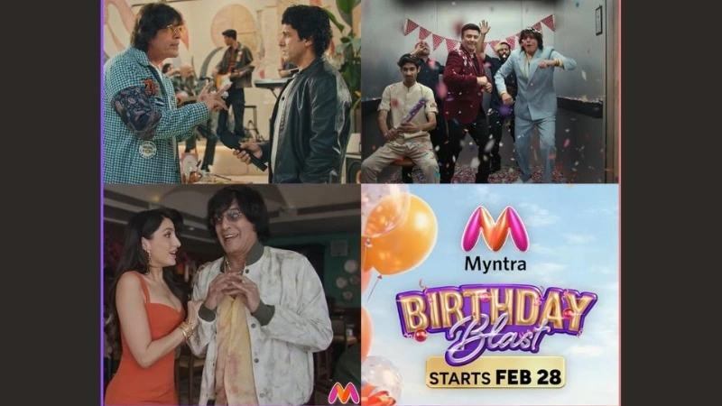 Myntra’s Birthday Blast gets a comic boost from Chunky, Nora, Farhan and Anu